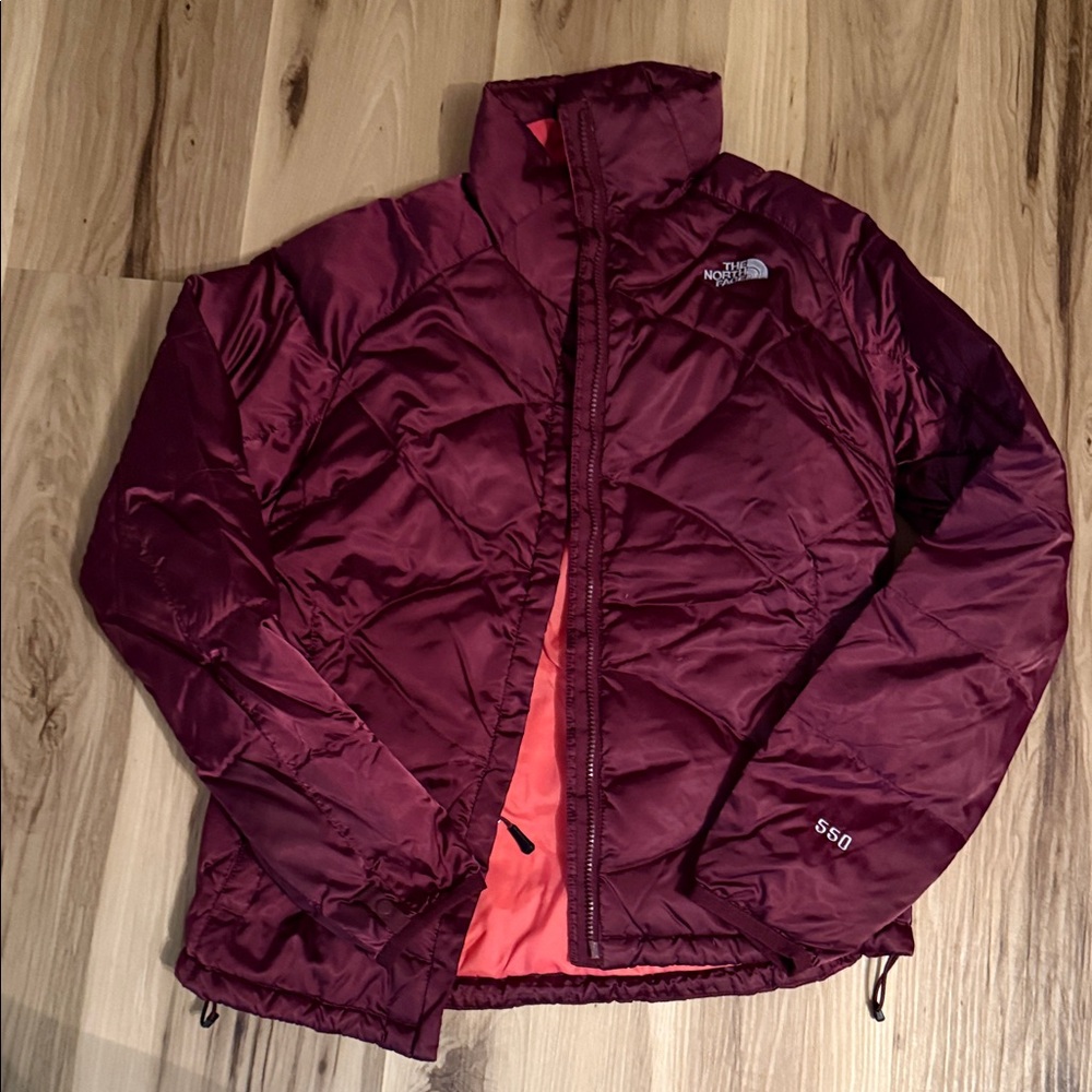 The North Face Maroon Insulated Jacket